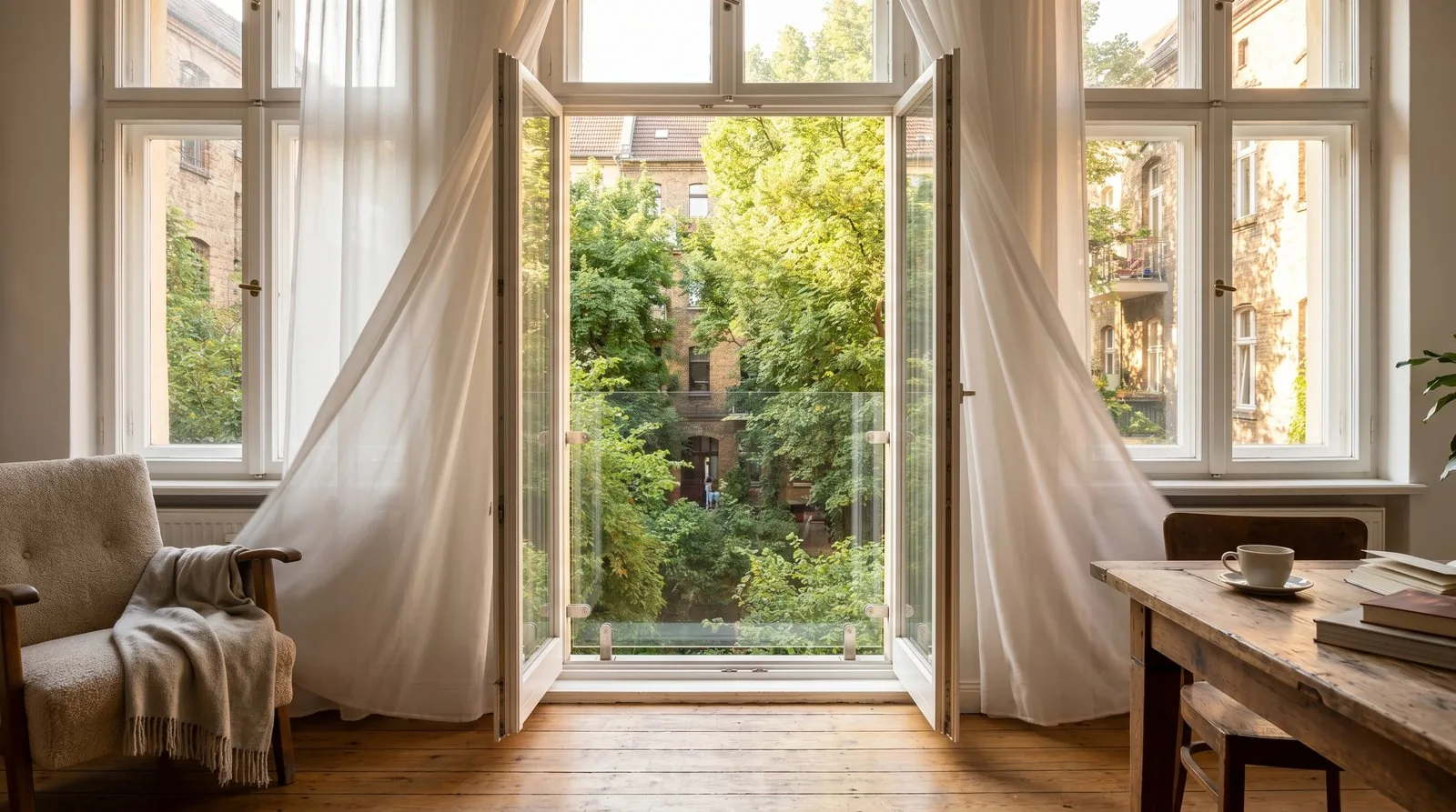 Scheibentausch im Fenster